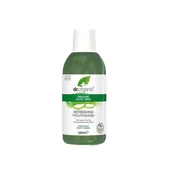 Helsam Mundskyl aloe vera dr. organic - 500 ml tilbud