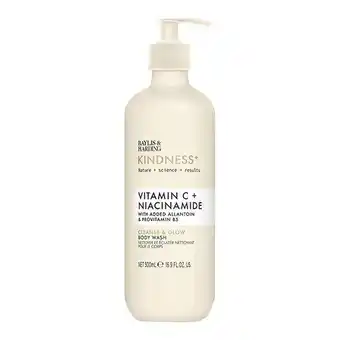 Baylis & harding kindness+ vitamin c + nicamide body wash vegansk - 500 ml