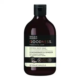 Baylis & harding goodness badesæbe lemongrass & ginger - 500 ml
