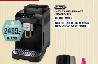 Skousen Delonghi espressomaskine d-0132220046 tilbud