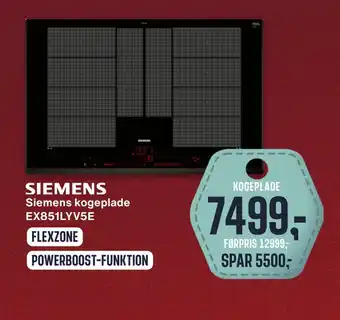 Skousen Siemens kogeplade ex851lyv5e tilbud