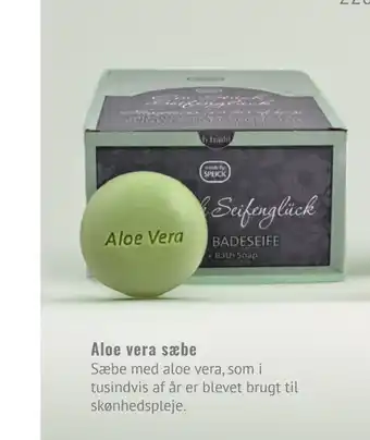 Aloe vera sæbe