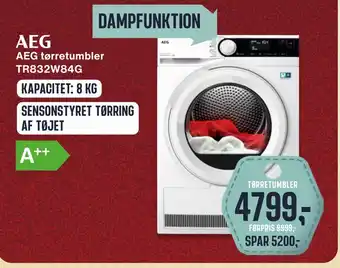 Skousen Aeg tørretumbler tr832w84g tilbud