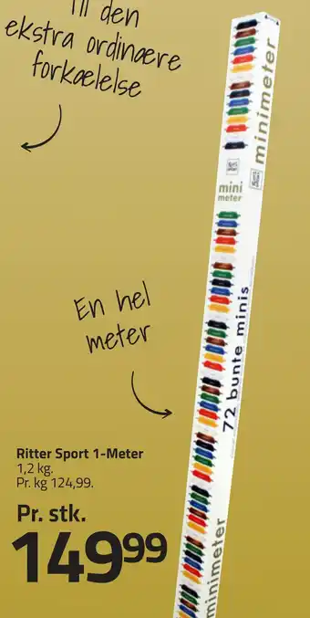 Fleggaard Ritter sport 1-meter tilbud