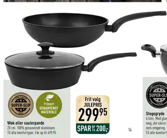 Imerco Wok eller sauterpande tilbud