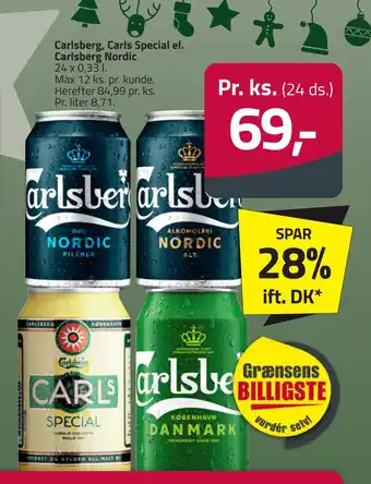 Fleggaard Carlsberg, carls special el. carlsberg nordic tilbud