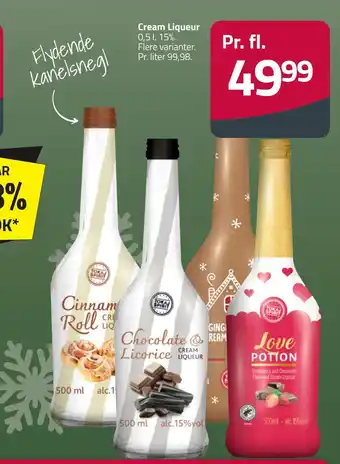 Cream liqueur