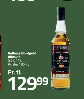 Fleggaard Aalborg nordguld akvavit tilbud