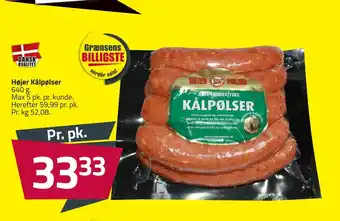 Fleggaard Højer kålpølser tilbud