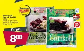 Fleggaard Sønderjydsk hvid- el. grønkål tilbud