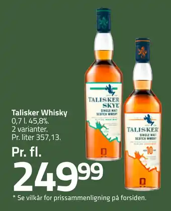 Fleggaard Talisker whisky tilbud