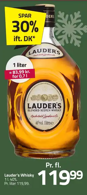 Lauder's whisky