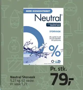 Fleggaard Neutral storvask tilbud