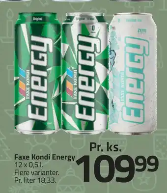 Fleggaard Faxe kondi energy tilbud