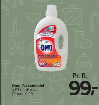 Fleggaard Omo vaskemiddel tilbud