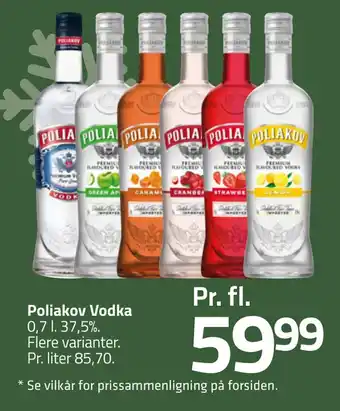Fleggaard Poliakov vodka tilbud
