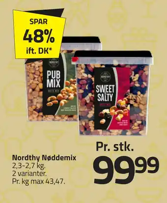Fleggaard Nordthy nøddemix tilbud