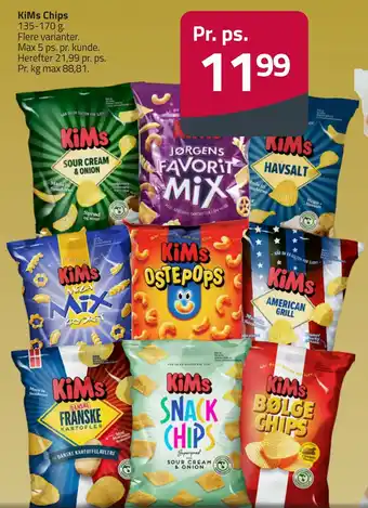 Fleggaard Kims chips tilbud