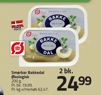 Fleggaard Smørbar bakkedal økologisk tilbud