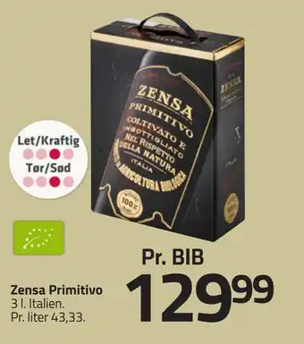 Fleggaard Zensa primitivo tilbud