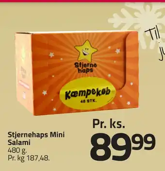 Fleggaard Stjernehaps mini salami tilbud