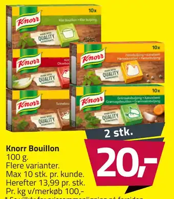 Fleggaard Knorr bouillon tilbud