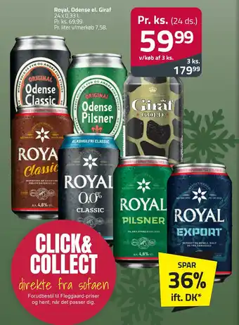 Fleggaard Royal, odense el. giraf tilbud