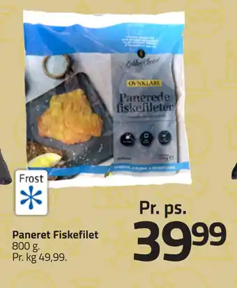 Paneret fiskefilet