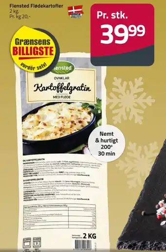 Fleggaard Flensted flødekartofler tilbud