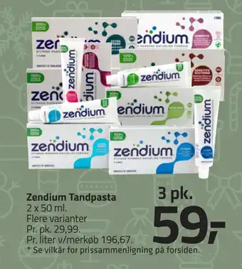 Fleggaard Zendium tandpasta tilbud