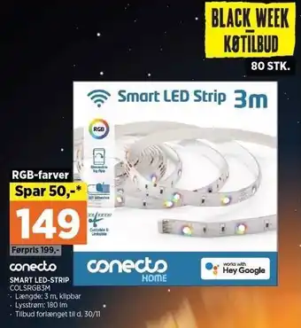 Power Conecto smart led-strip tilbud