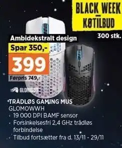Power Trådløs gaming mus tilbud
