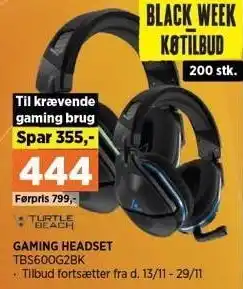 Power Gaming headset tilbud