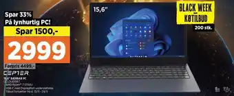 Power 15,6'' bærbar pc tilbud