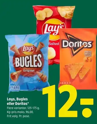 Coop 365 Lays, Bugles eller Doritos tilbud
