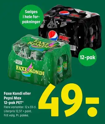 Coop 365 Faxe Kondi eller 12-pak PET tilbud