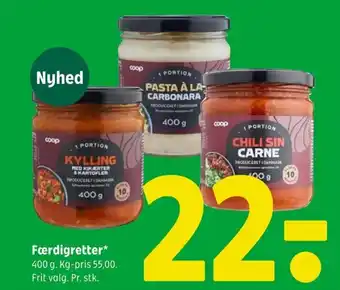 Coop 365 Færdigretter tilbud