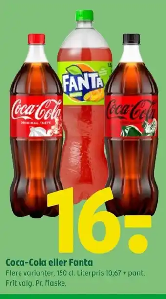 Coop 365 Coca-Cola eller Fanta tilbud