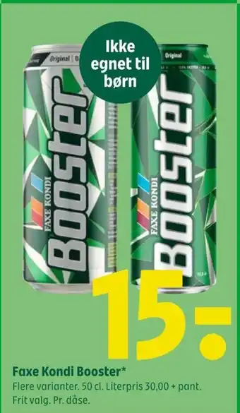 Coop 365 Faxe Kondi Booster tilbud