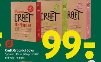 Coop 365 Craft Organic i boks tilbud
