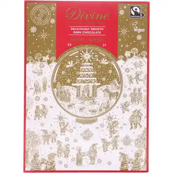 Divine - julekalender mørk chokolade