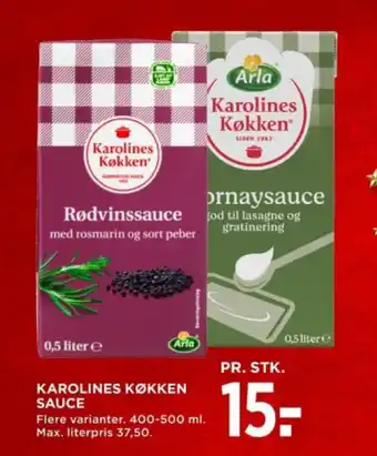 MENY KAROLINES KØKKEN SAUCE tilbud