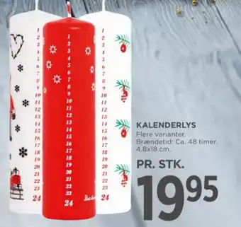 MENY KALENDERLYS tilbud