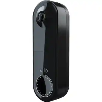 Elgiganten Arlo wire-free video doorbell smart dørklokke (sort) tilbud