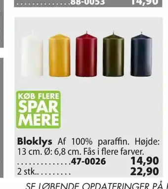 Biltema Bloklys tilbud