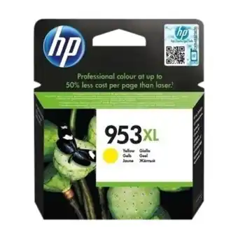 Hp 953xl gult blæk f6u18ae
