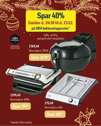 Føtex Spar 40% på obh køkkenelapparater tilbud
