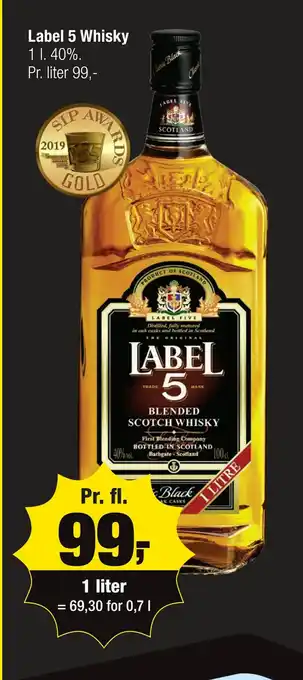 Calle Label 5 whisky tilbud