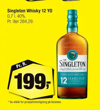 Calle Singleton whisky 12 yo tilbud