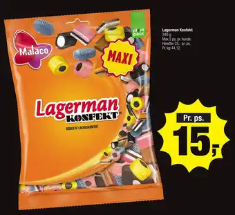 Calle Lagerman konfekt tilbud